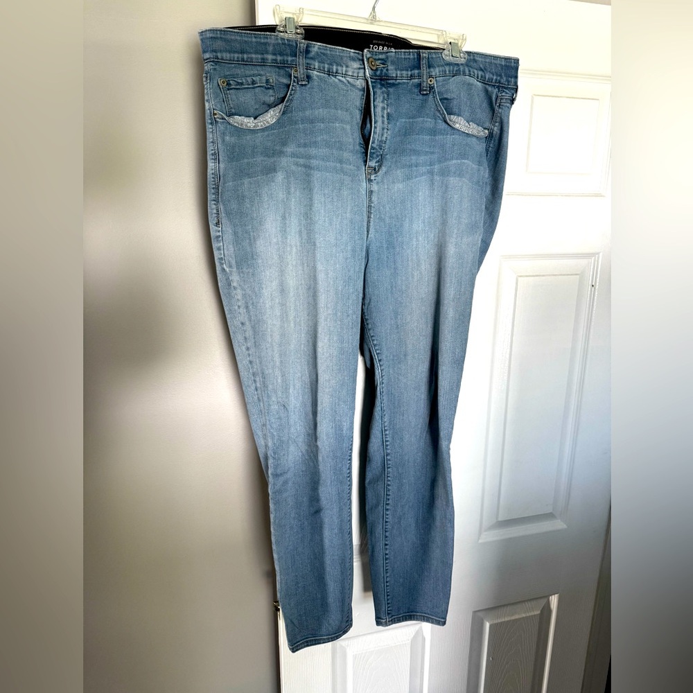 Torrid Sky High Skinny Regular Length